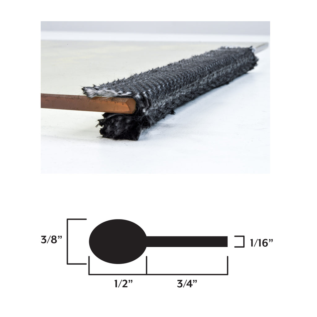 Gasket Tadpole, 3/8 x 3/4 PSA Black