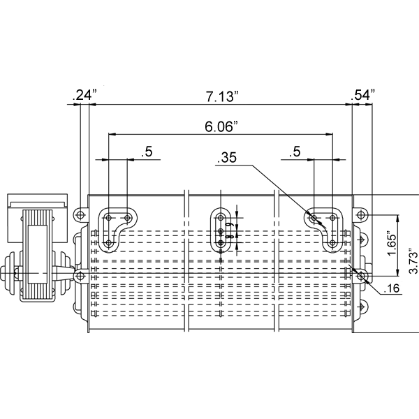 9.75" Blower Right Motor