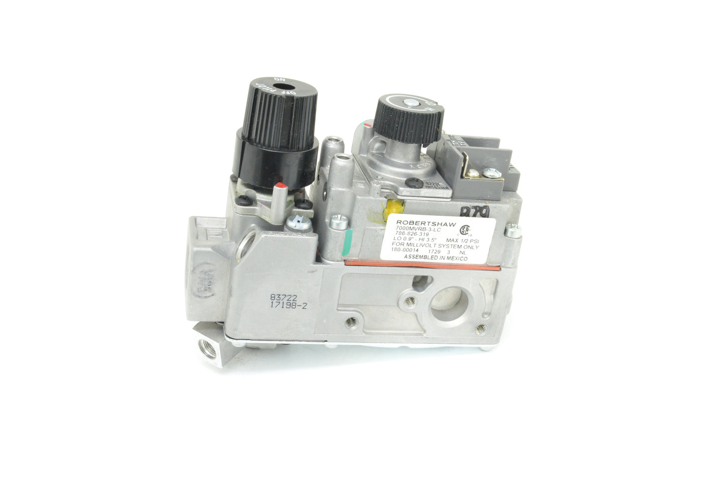 Robertshaw / Dexen Millivolt Valve 50% Turndown Natural Gas