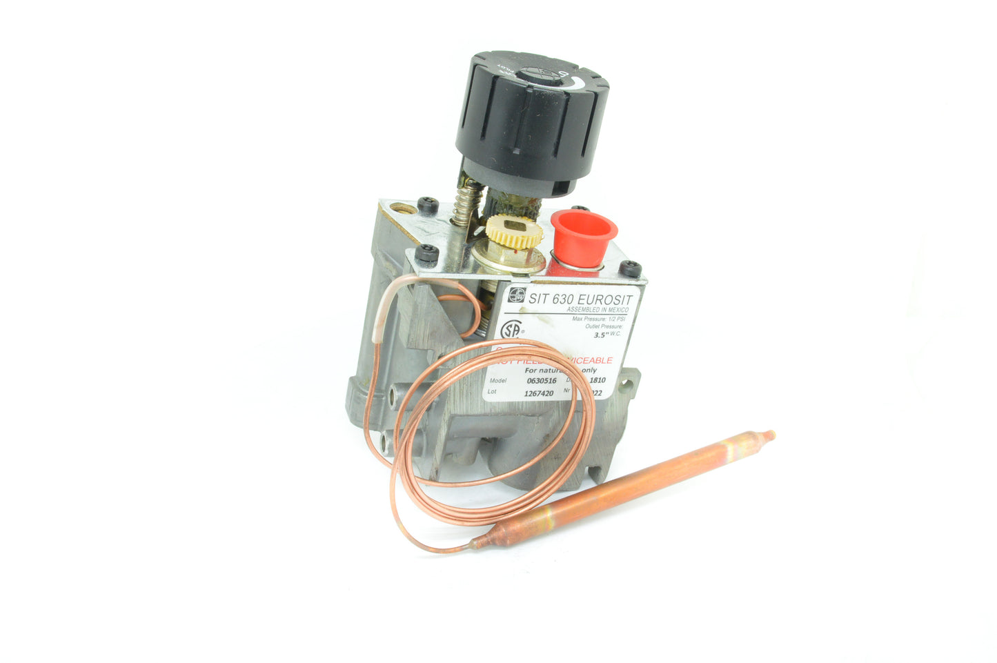 Eurosit 630 Fireplace Gas Valve (Natural Gas)