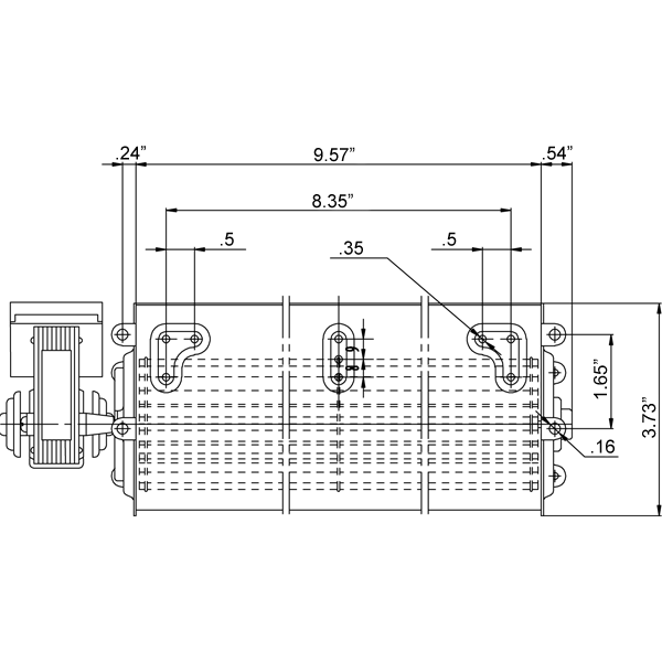 12.5" Blower Right motor