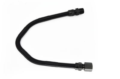 3/8" ID Whistle Free Gas Flex Hose - 18" With Fittings