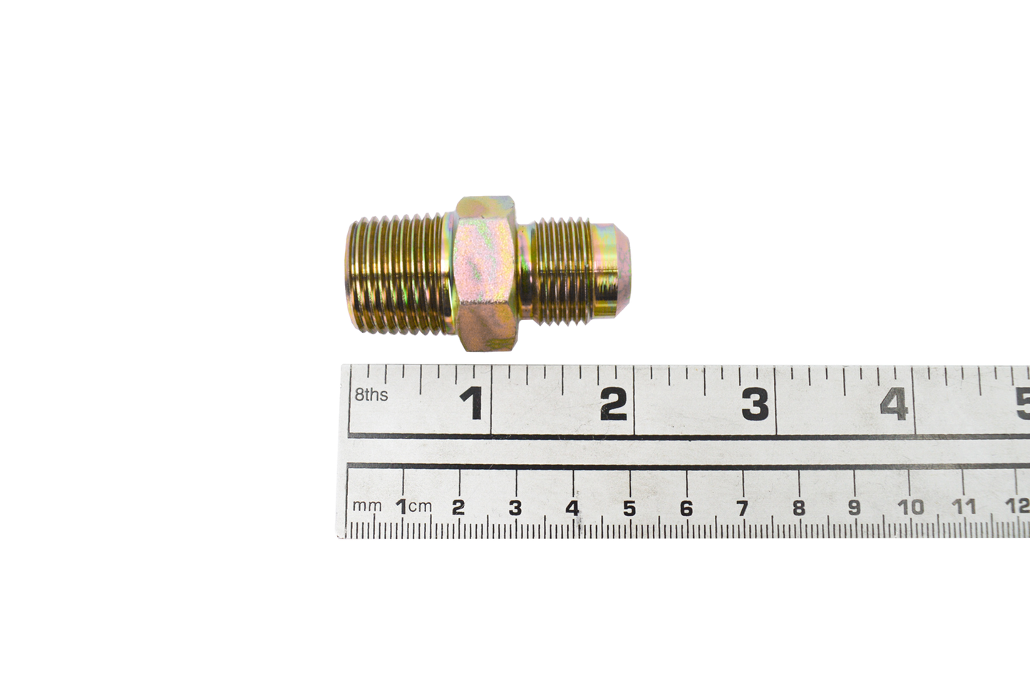 Steel Flare Fitting – 1/2" OD Flare X 1/2" MIP Steel Fitting